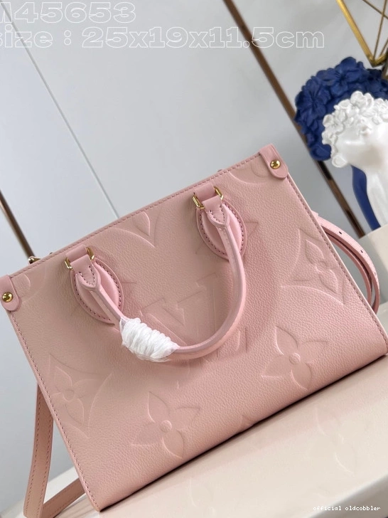 Official oldcobbler VUITTON ONTHEGO PM-25*19*11.5cm LOUIS 0818